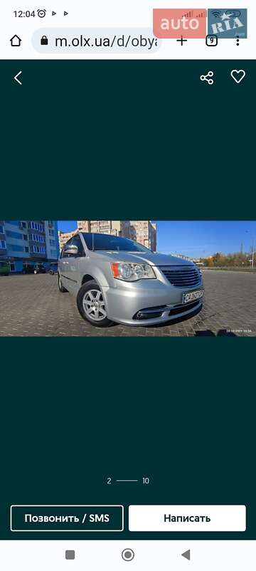 Минивэн Chrysler Town & Country 2011 в Черкассах