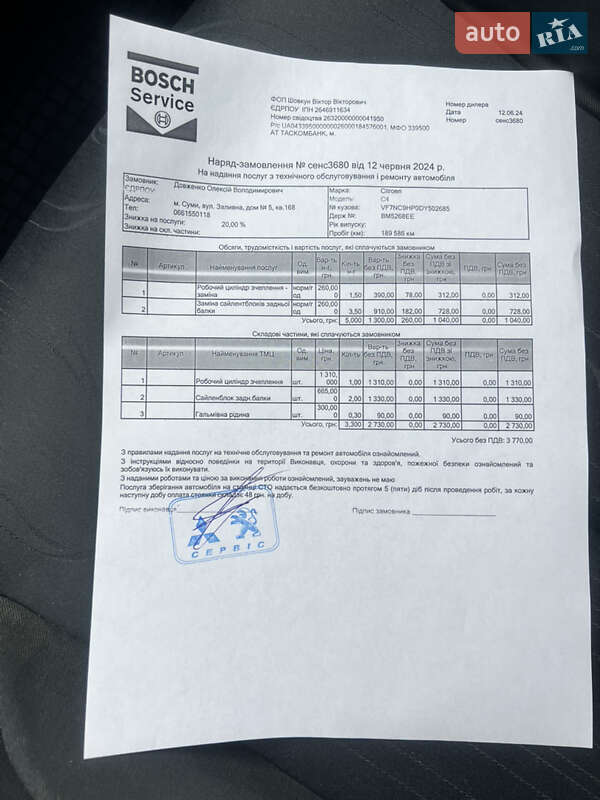 Хэтчбек Citroen C4 2012 в Сумах