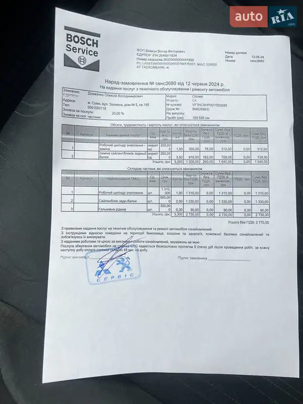 Хэтчбек Citroen C4 2012 в Сумах документ