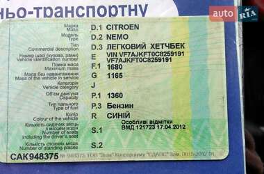 Мінівен Citroen Nemo 2012 в Борисполі