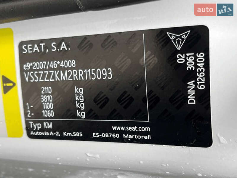 Позашляховик / Кросовер Cupra Formentor 2024 в Києві фото 22 Позашляховик / Кросовер Cupra Formentor 2024 в Києві