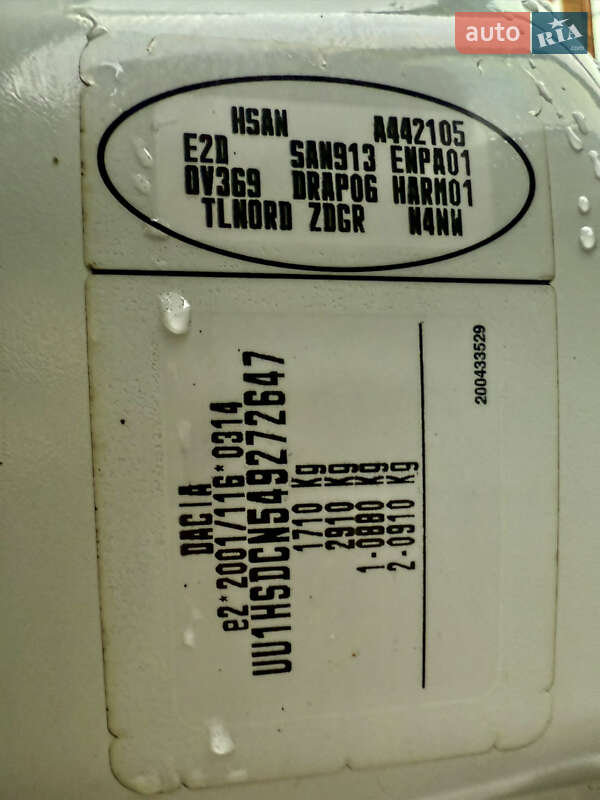 Внедорожник / Кроссовер Dacia Duster 2013 в Ровно