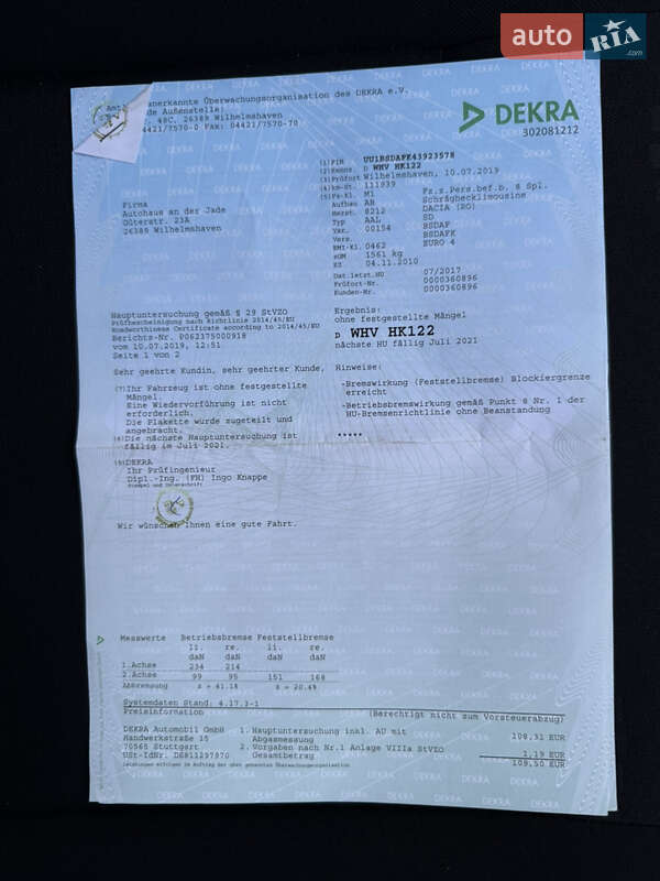 Внедорожник / Кроссовер Dacia Sandero StepWay 2010 в Владимире фото 114 Внедорожник / Кроссовер Dacia Sandero StepWay 2010 в Владимире