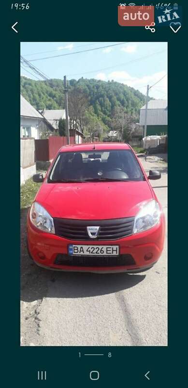 Хетчбек Dacia Sandero 2009 в Івано-Франківську