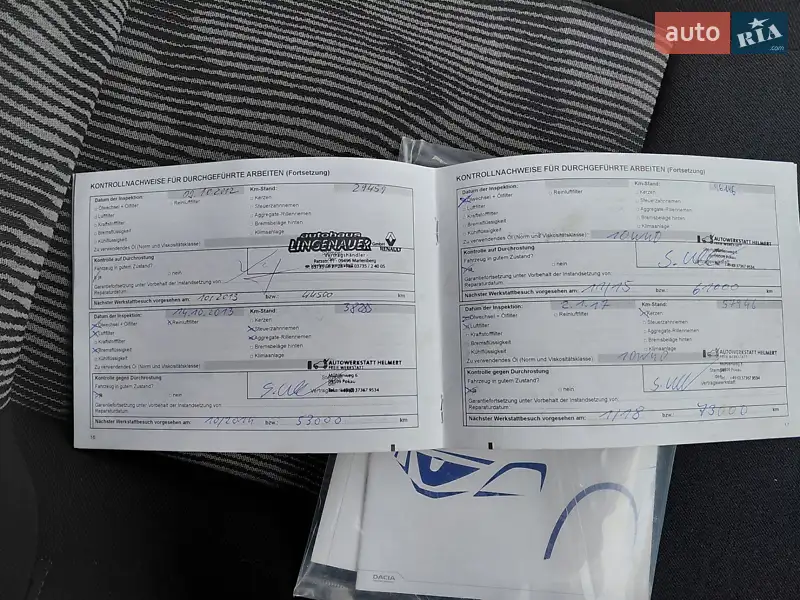 Хэтчбек Dacia Sandero 2009 в Самборе документ