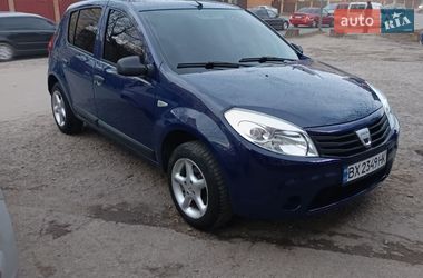 Хетчбек Dacia Sandero 2009 в Хмельницькому