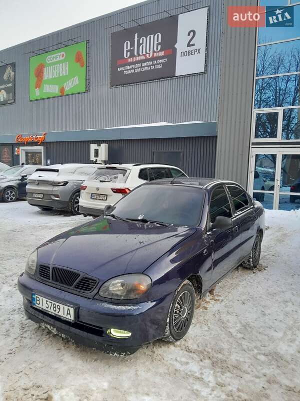 2005 Daewoo Lanos, VIN Y6DTF69YD6W262187:plate — фото 1 (autoria)
