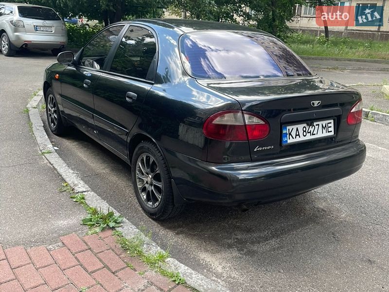 2008 Daewoo Lanos, VIN Y6DTF69YD8W424957:plate — фото 1 (autoria)