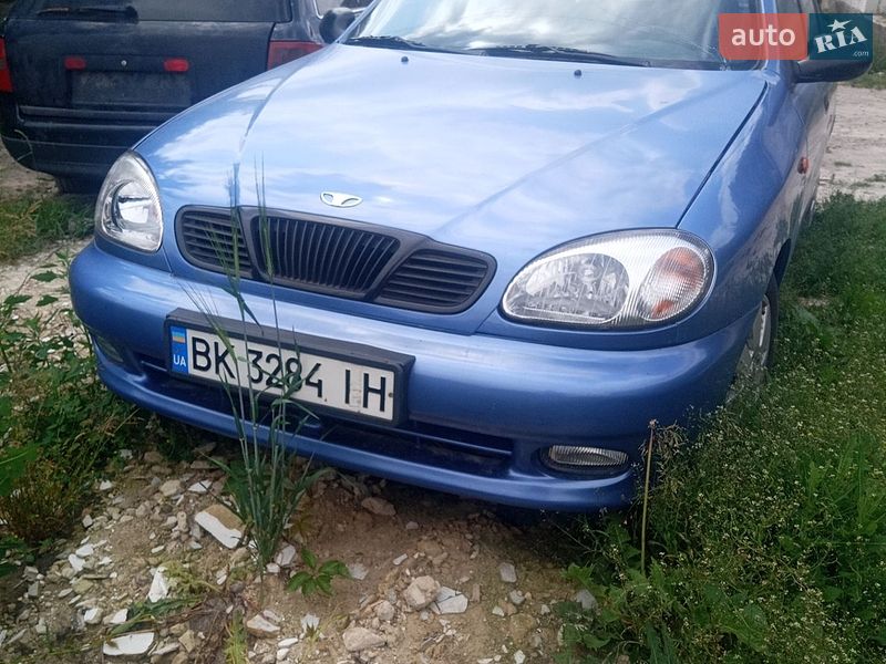 2006 Daewoo Lanos, VIN Y6DTF69YD6W306093:plate — фото 1 (autoria)