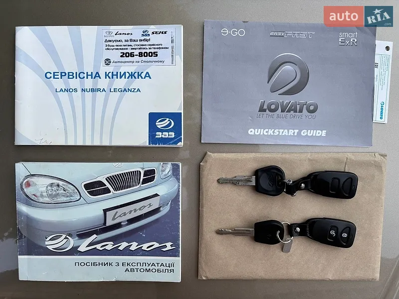 Седан Daewoo Lanos 2007 в Дніпрі документ