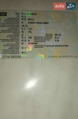Хэтчбек Daewoo Matiz 2008 в 