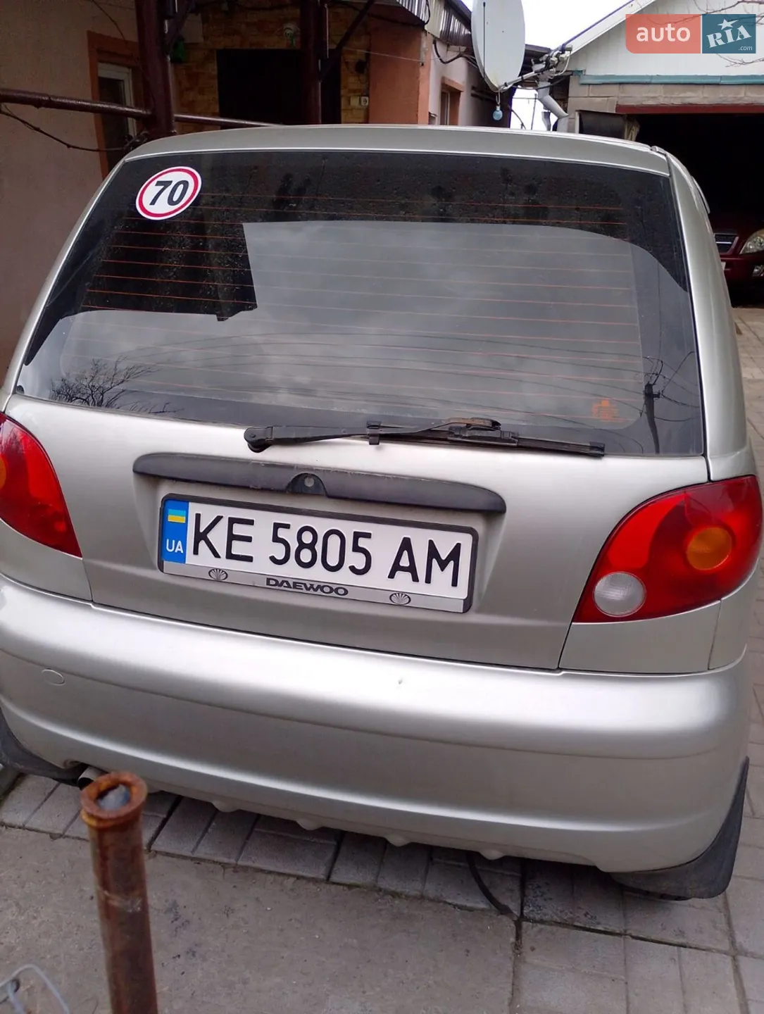 Daewoo Matiz 2007 VIN XWB4A11BV7A120267 фото оголошення 2 з 8