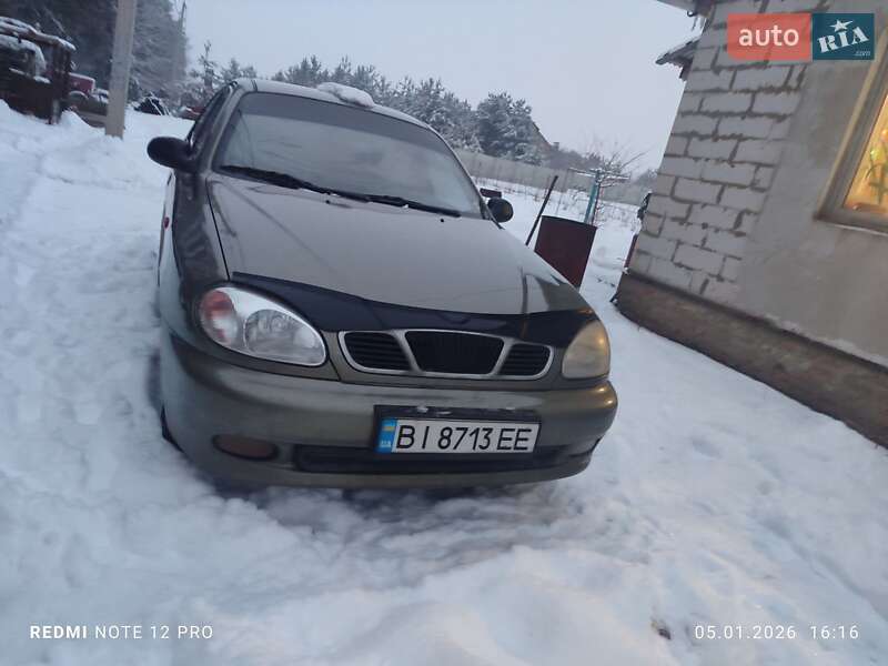 Седан Daewoo Sens 2002 в Полтаві