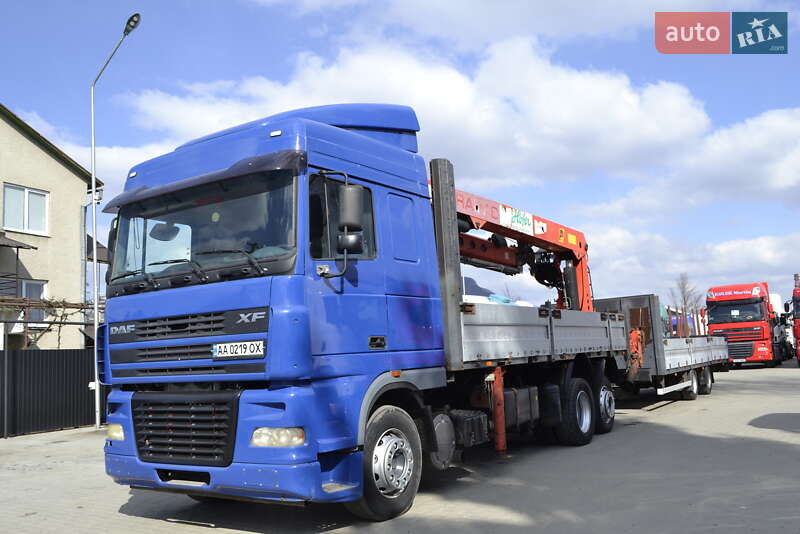 Кран-маніпулятор DAF 95 2010 в Хусті