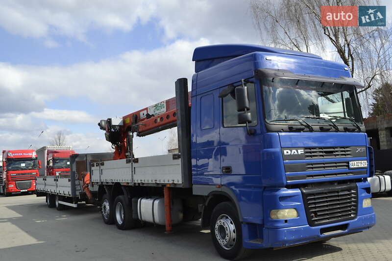 Кран-маніпулятор DAF 95 2010 в Хусті