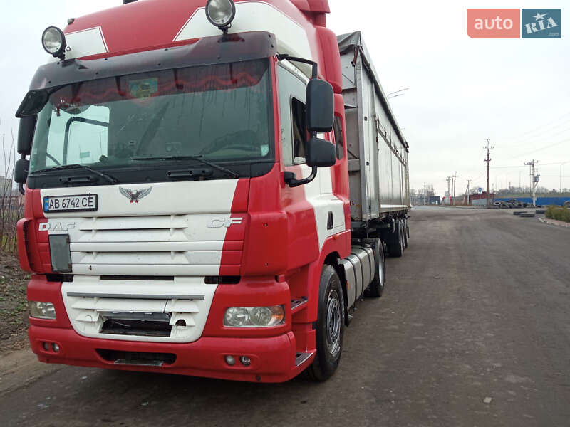 2007 DAF CF, VIN XLRTE85MC0E789453:plate — фото 1 (autoria)