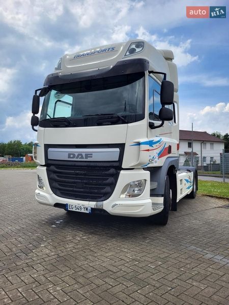 2016 DAF CF, VIN XLRTEM4100G133523:plate — фото 1 (autoria)
