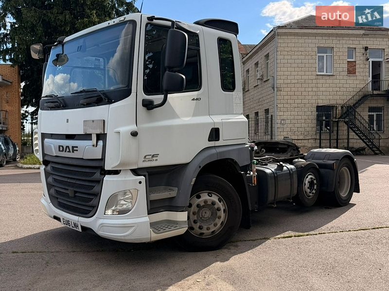 2016 DAF CF, VIN XLRTGM4100G088084:plate — фото 1 (autoria)