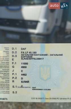 Тентованый DAF FA 2007 в Днепре