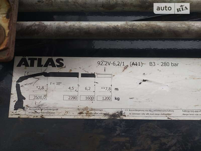 Кран-манипулятор DAF LF 2011 в Костополе
