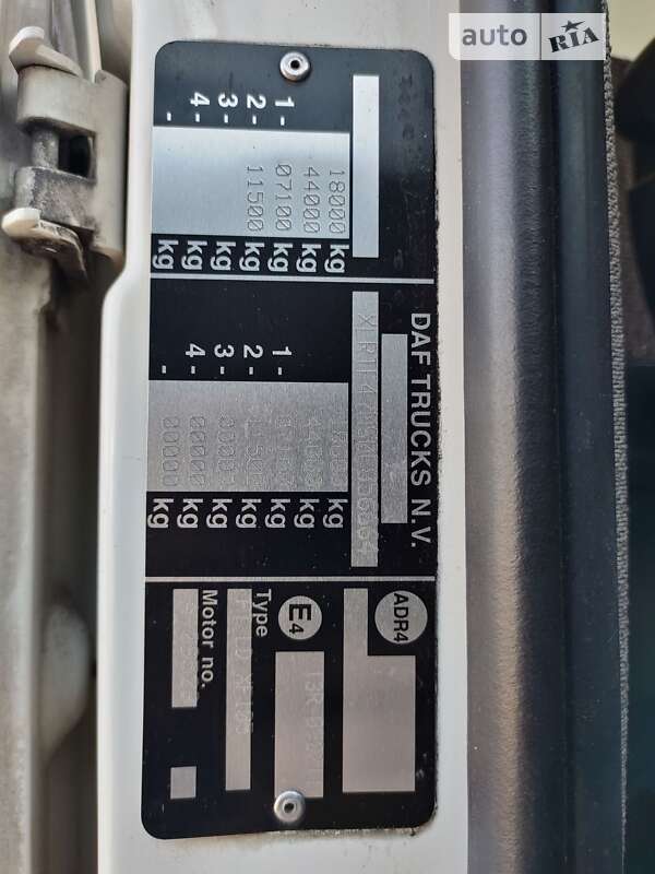 Тягач DAF XF 105 2009 в Ковеле фото 13 Тягач DAF XF 105 2009 в Ковеле