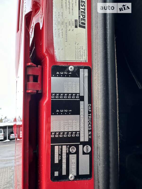 Тягач DAF XF 105 2012 в Ковелі фото 5 Тягач DAF XF 105 2012 в Ковелі