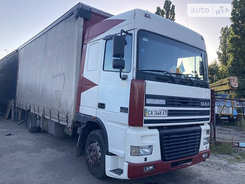 Грузовой фургон DAF XF 95 2001 в Черкассах