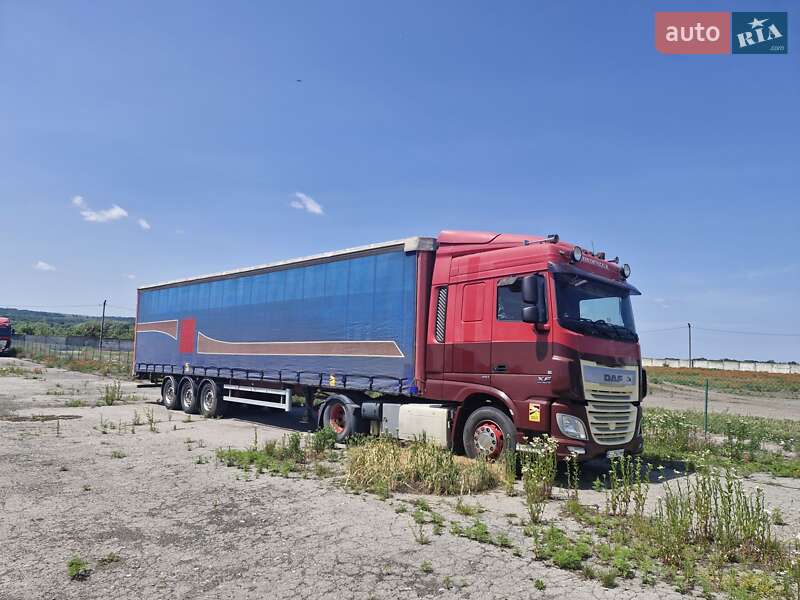 2013 DAF XF, VIN XLRTEH4300G016365:plate — фото 1 (autoria)