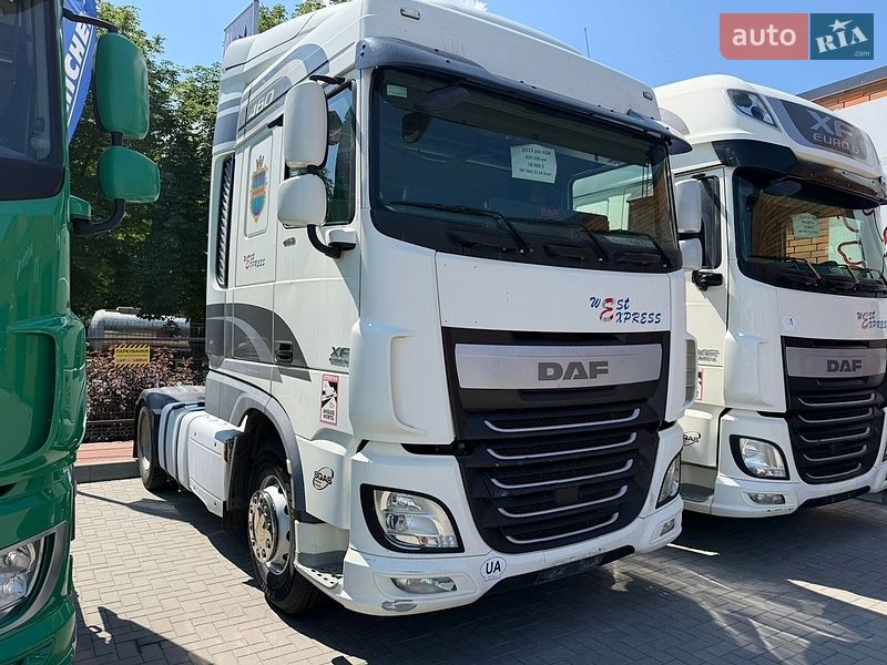 2015 DAF XF, VIN XLRTEH4300G058002:plate — фото 1 (autoria)