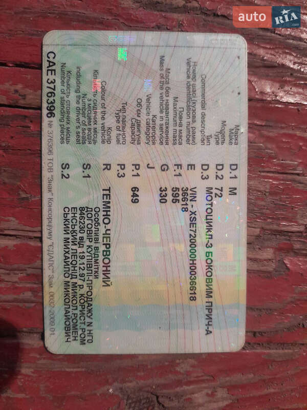 Мотоцикл Классік Днепр (КМЗ) М-72 1957 в Магдалинівці