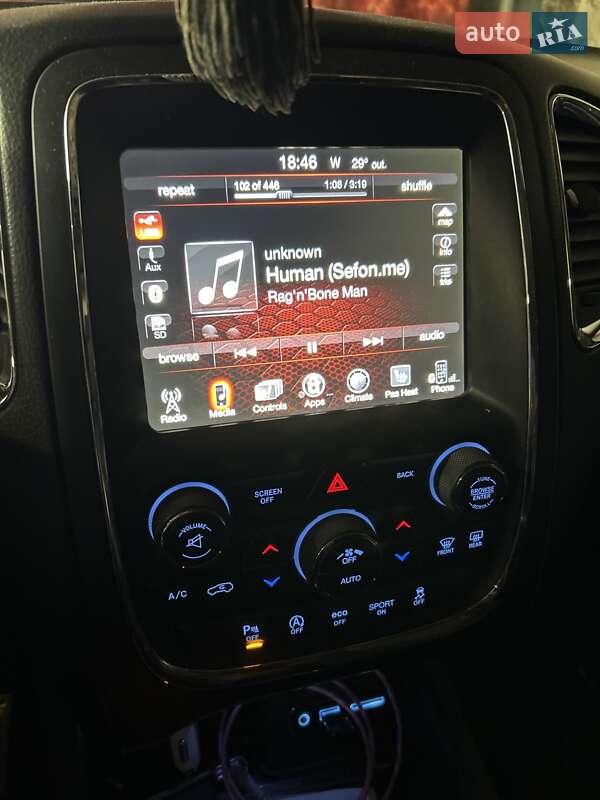 Внедорожник / Кроссовер Dodge Durango 2017 в Шаргороде