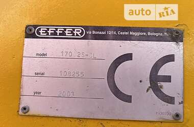 Кран-манипулятор EFFER 170 2003 в 