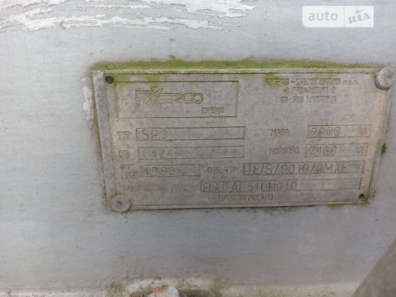 Цистерна напівпричіп ENERCO NZ 1993 в Львові