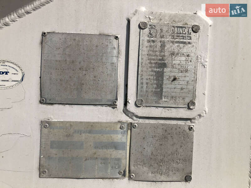 Цистерна Feldbinder EUT 1997 в Хмельницком