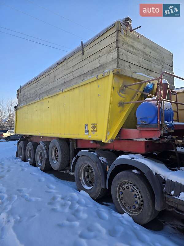 Зерновоз - полуприцеп Feldbinder MUL 1992 в Ромнах