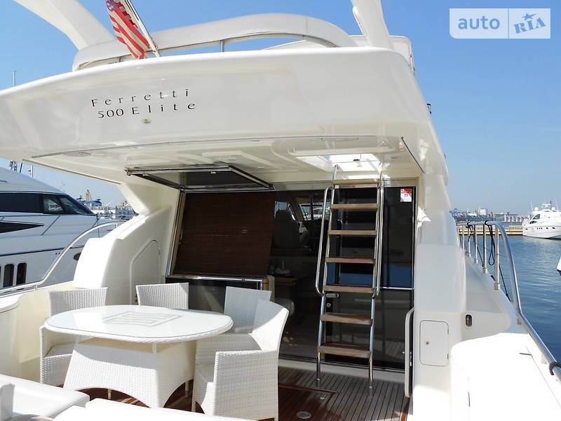 Моторная яхта Ferretti 500 Elite 2006 в Киеве