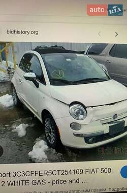 Кабриолет Fiat 500 2012 в 