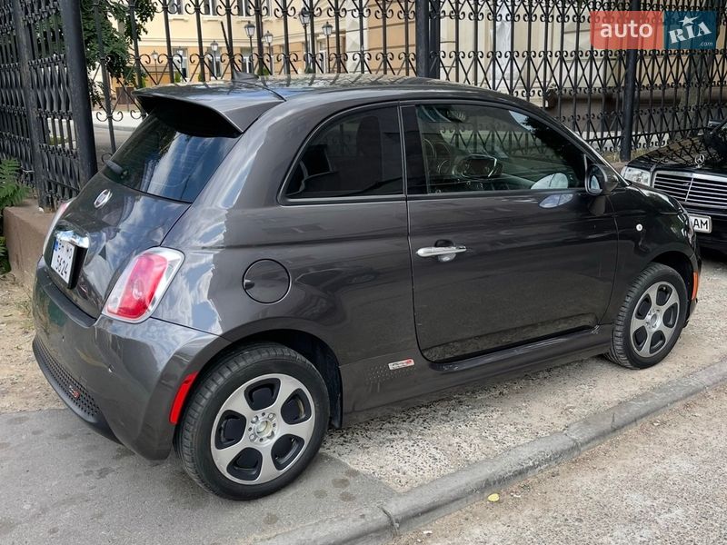 2015 Fiat 500E, VIN 3C3CFFGE9GT113723:plate — фото 1 (autoria)