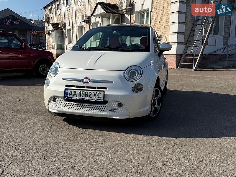 2015 Fiat 500E, VIN 3C3CFFGE7FT695500:plate — zdjęcie 1 (autoria)