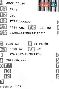 Грузовой фургон Fiat Ducato 2022 в 