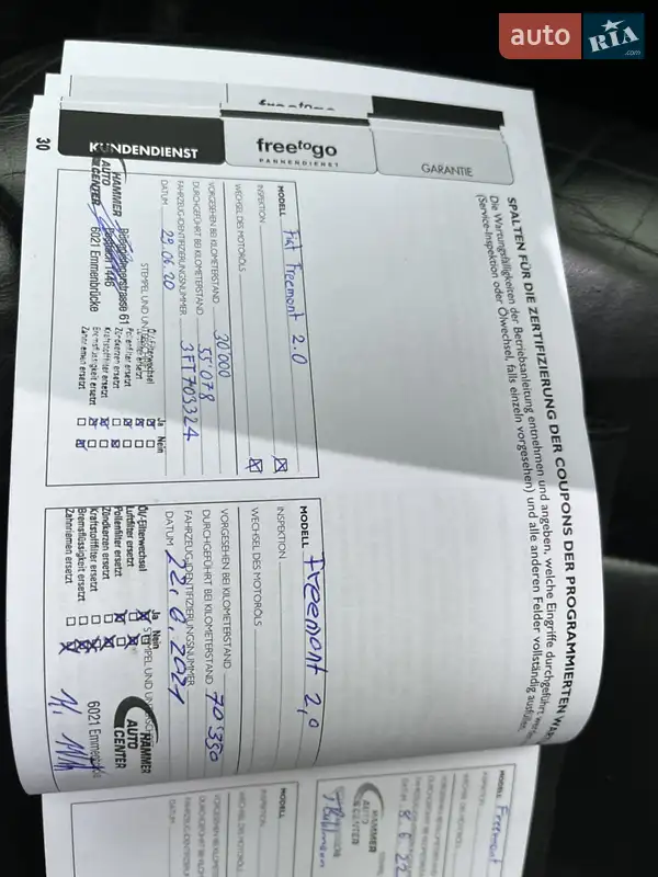 Позашляховик / Кросовер Fiat Freemont 2015 в Радивиліві документ 2 фото Позашляховик / Кросовер Fiat Freemont 2015 в Радивиліві документ