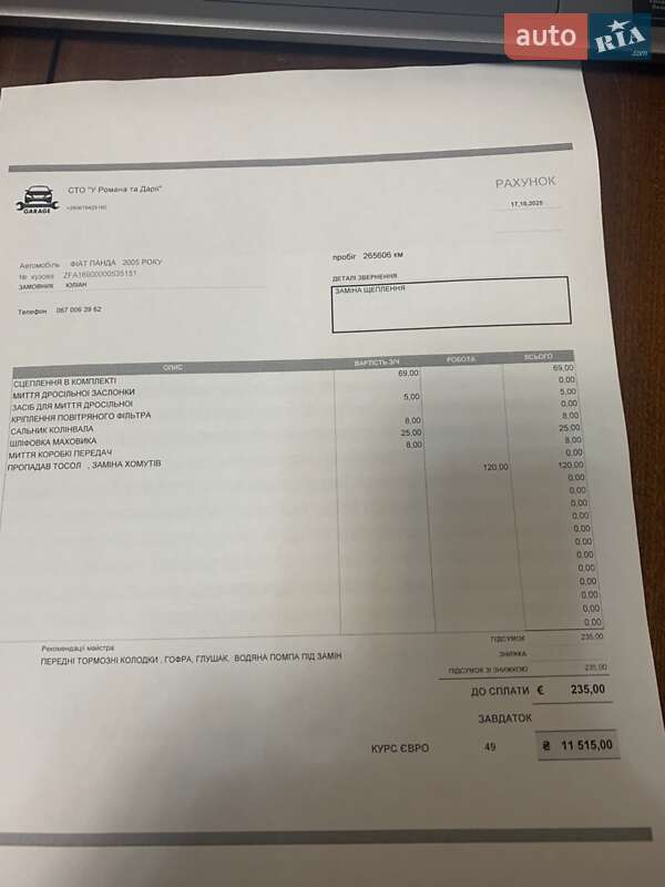 Хэтчбек Fiat Panda 2005 в Тернополе фото 4 Хэтчбек Fiat Panda 2005 в Тернополе