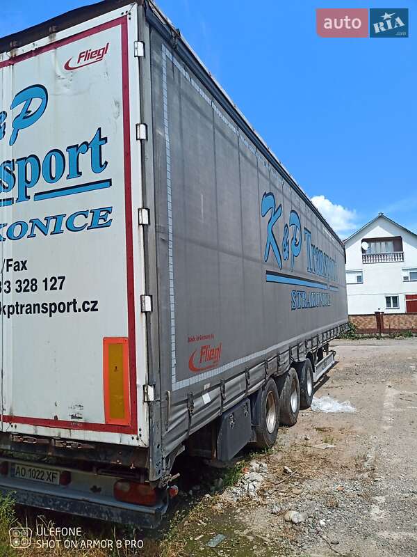 Тентованный борт (штора) - прицеп Fliegl SDS 350 2010 в Тячеве фото Тентованный борт (штора) - прицеп Fliegl SDS 350 2010 в Тячеве