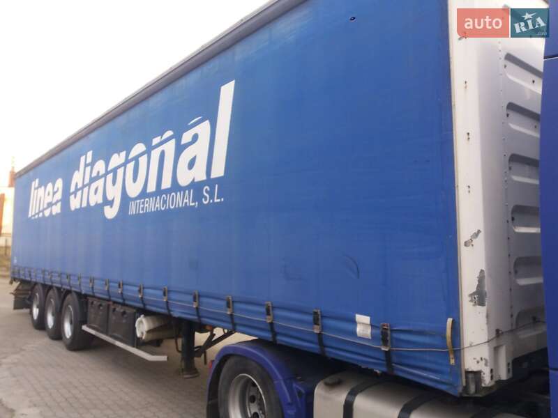 Тентованный борт (штора) - полуприцеп Fliegl SDS 350 2005 в Львове