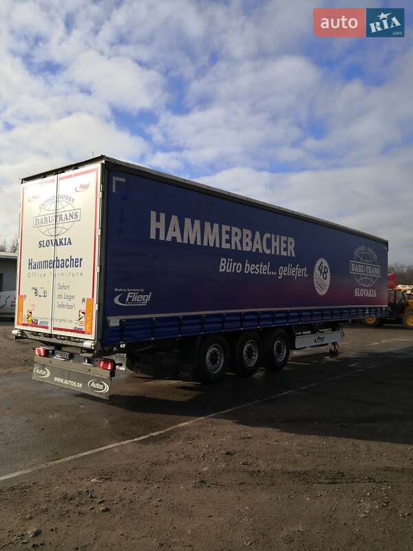 Тентований борт (штора) - напівпричіп Fliegl SDS 350 2018 в Кам'янському