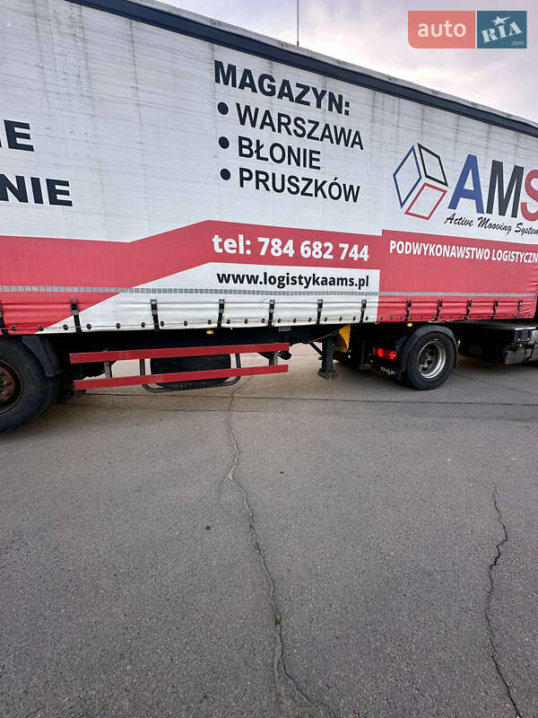 Тентований борт (штора) - напівпричіп Fliegl SDS 350 2010 в Ковелі