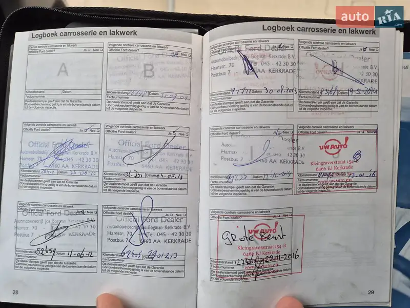 Минивэн Ford C-Max 2008 в Тернополе документ