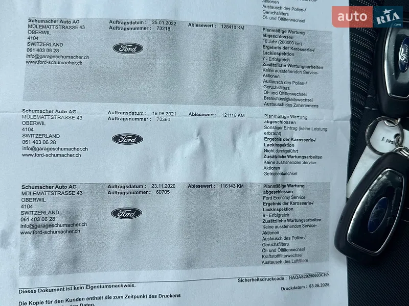 Мінівен Ford C-Max 2011 в Луцьку документ