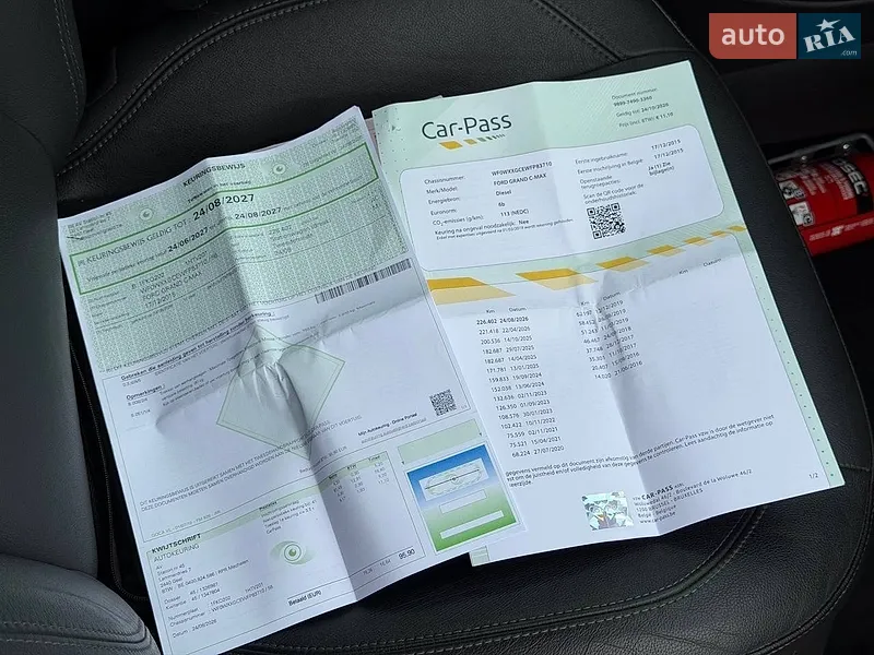 Мінівен Ford C-Max 2015 в Стрию документ