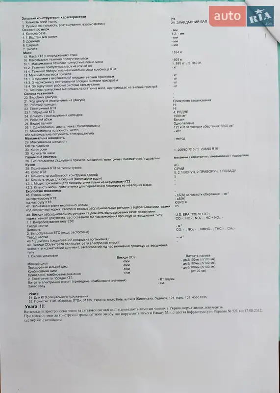 Внедорожник / Кроссовер Ford EcoSport 2020 в Киеве документ